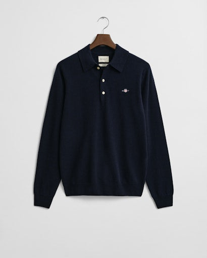 An image of the Gant Superfine Lambswool Polo