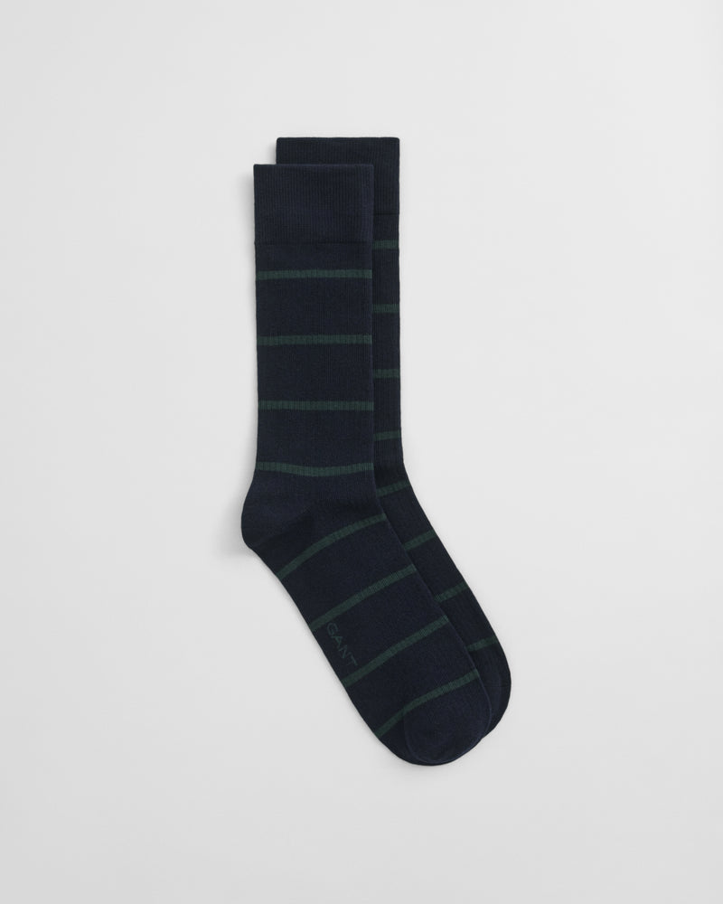 An image of the Gant Striped Rib Socks