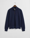 An image of the Gant Sacker Rib Half Zip Sweater