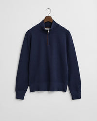 An image of the Gant Sacker Rib Half Zip Sweater