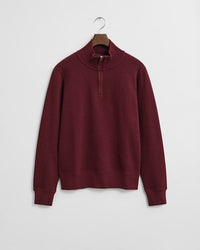 An image of the Gant Sacker Rib Half Zip Sweater
