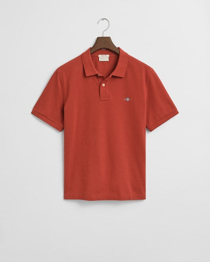 An image of the Gant Shield Short Sleeve Pique Polo Shirt