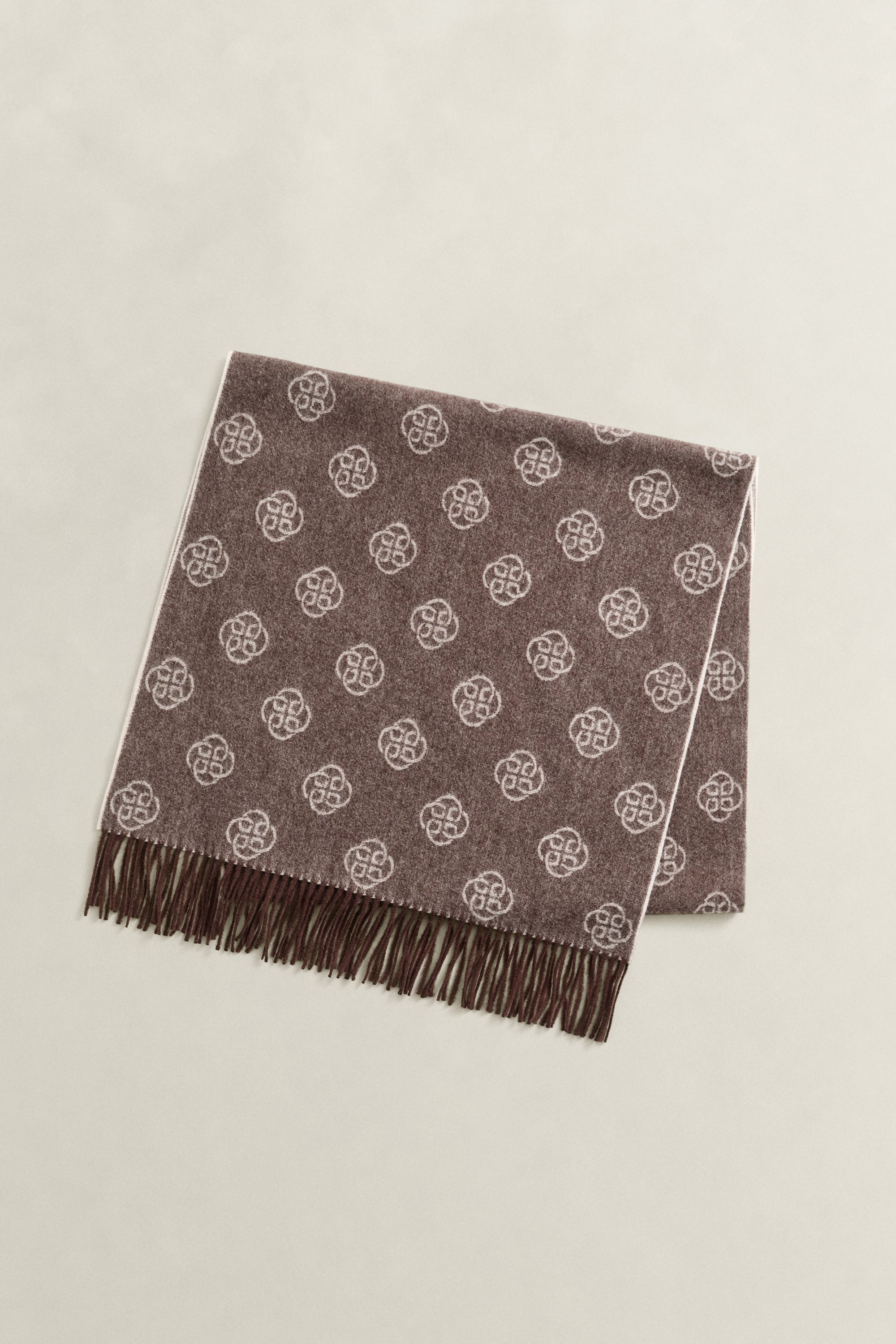 Monogram Wool Scarf