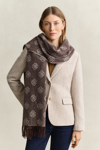 Monogram Wool Scarf