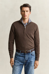 Herringbone Texture Half Zip