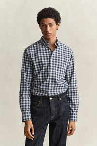 Reg Poplin Check Shirt