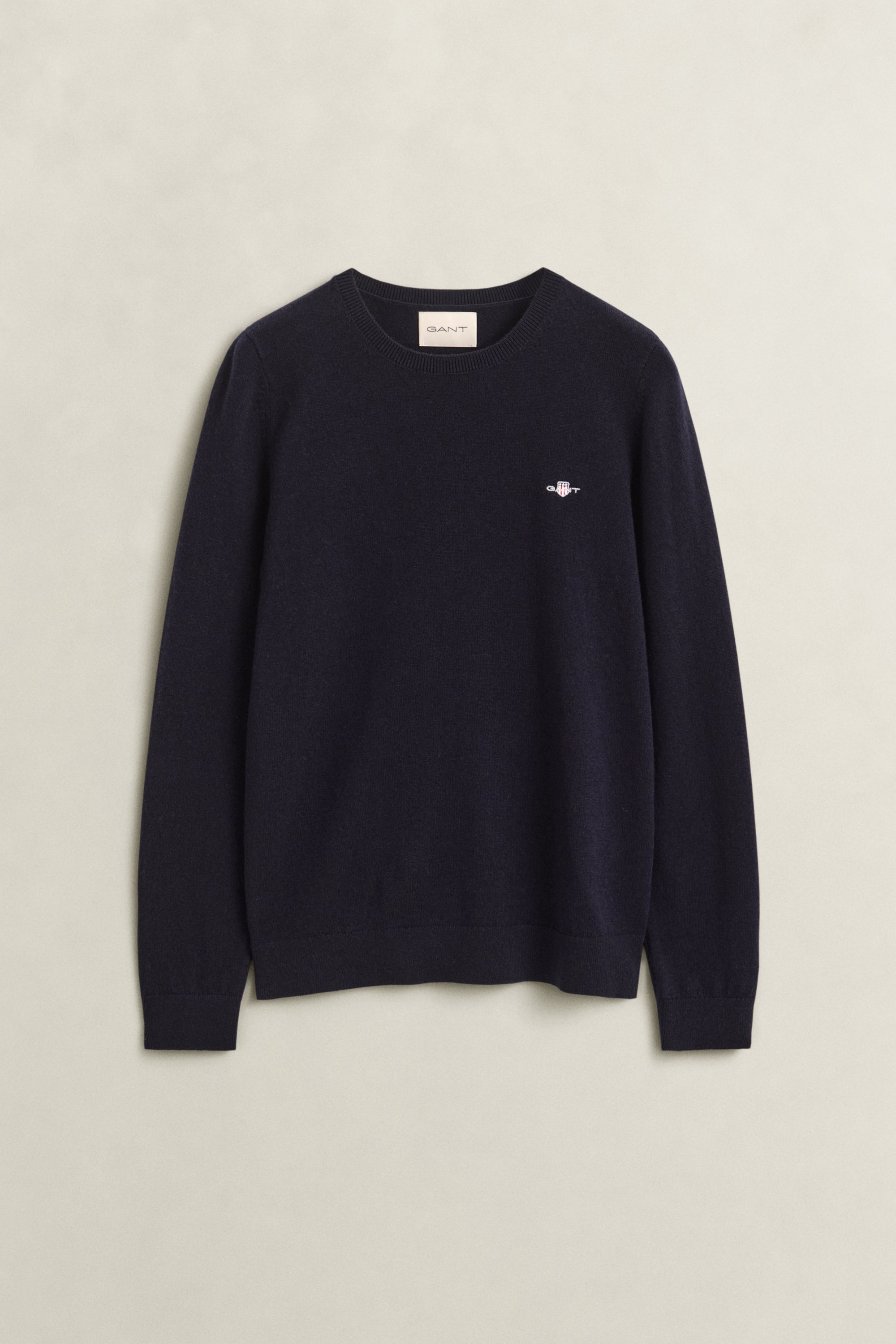 Wool Cotton Crew Neck