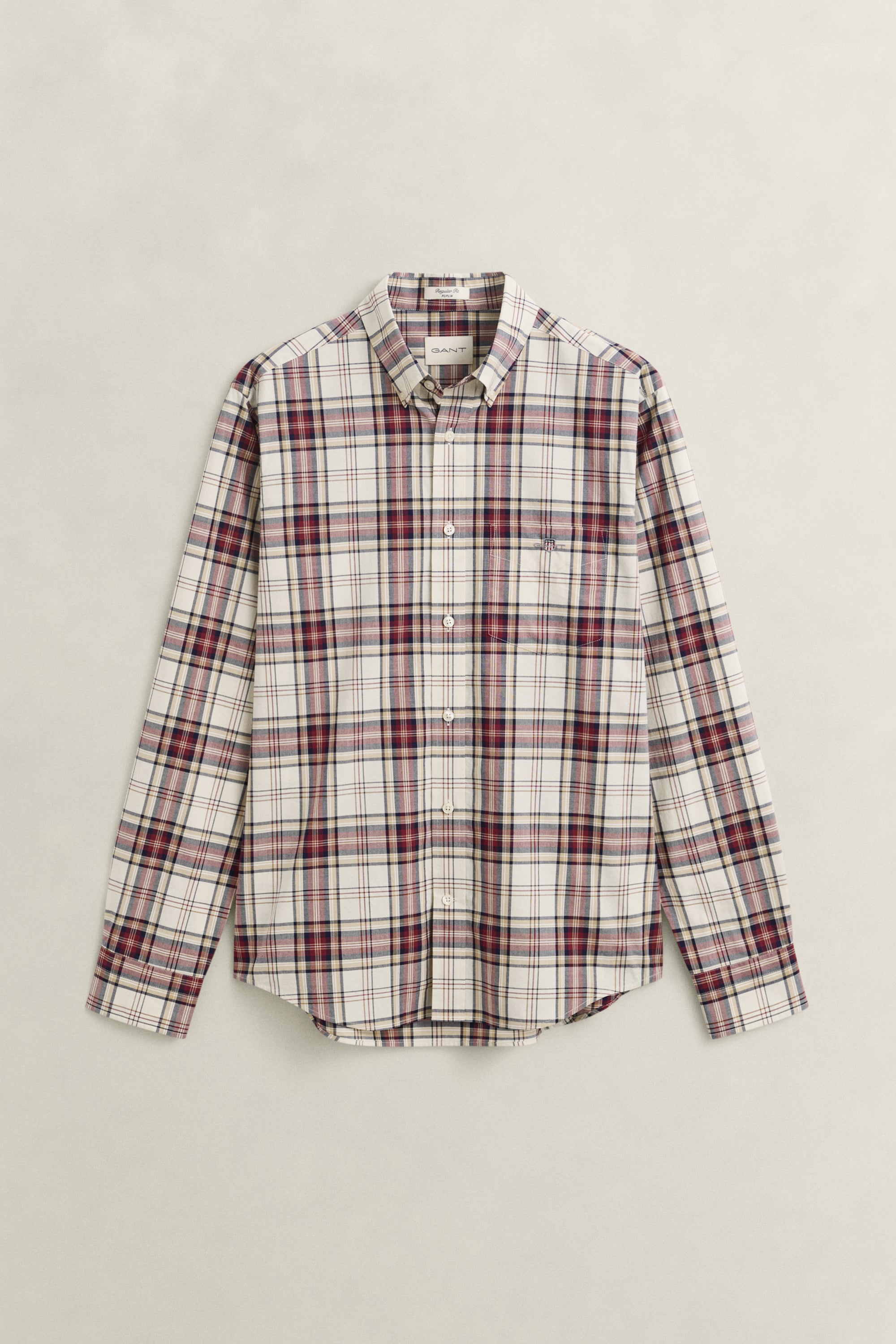 Reg Poplin Check Shirt