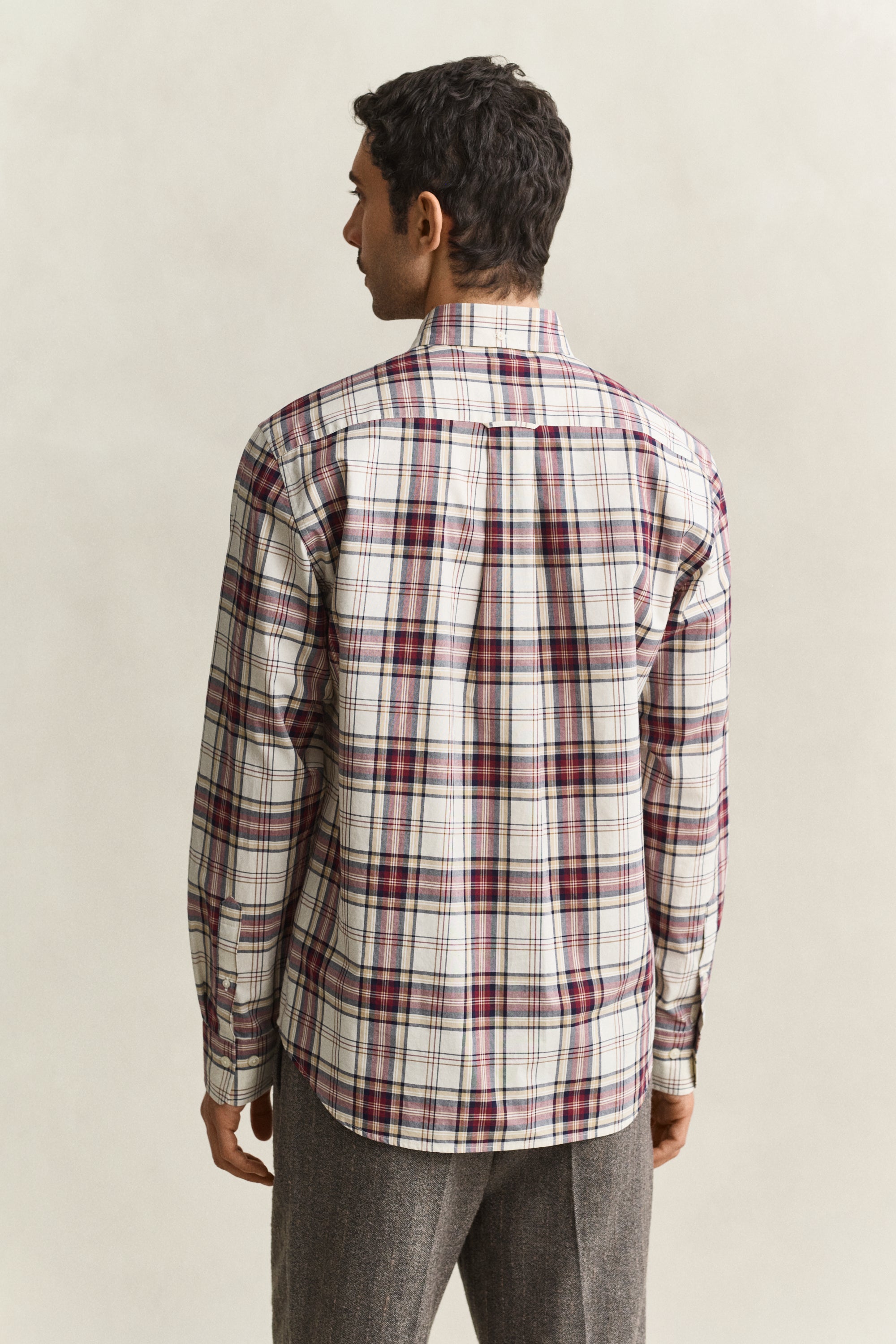 Reg Poplin Check Shirt