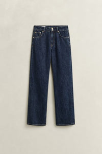 Relaxed Double Button Jeans