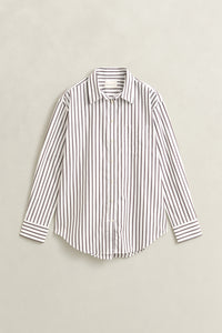 Relaxed Classic Poplin Striped Shirt