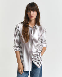 Relaxed Classic Poplin Striped Shirt