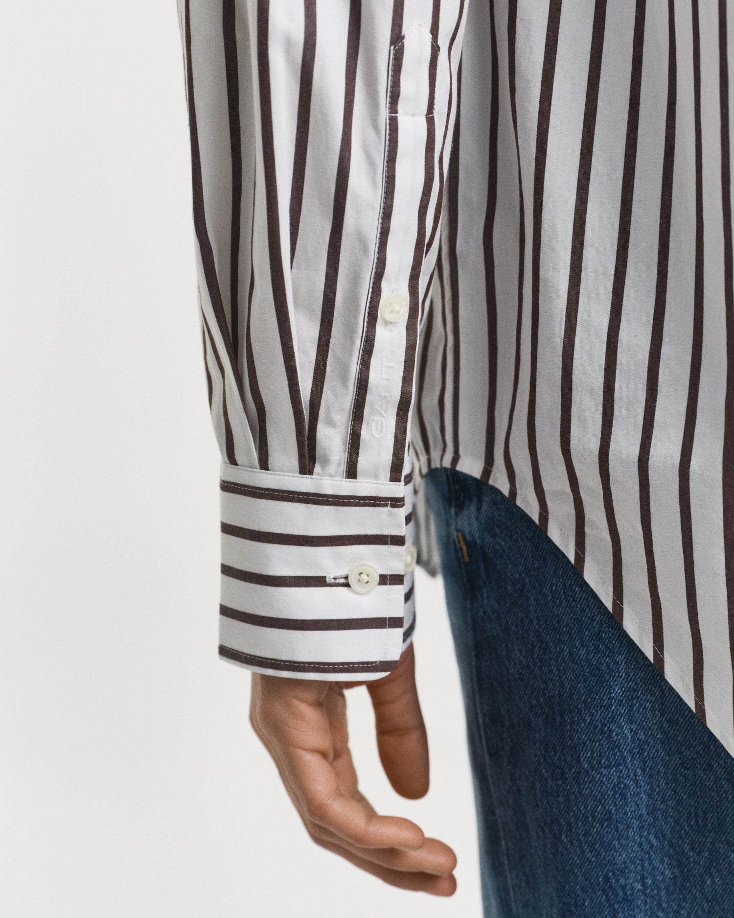 Relaxed Classic Poplin Striped Shirt