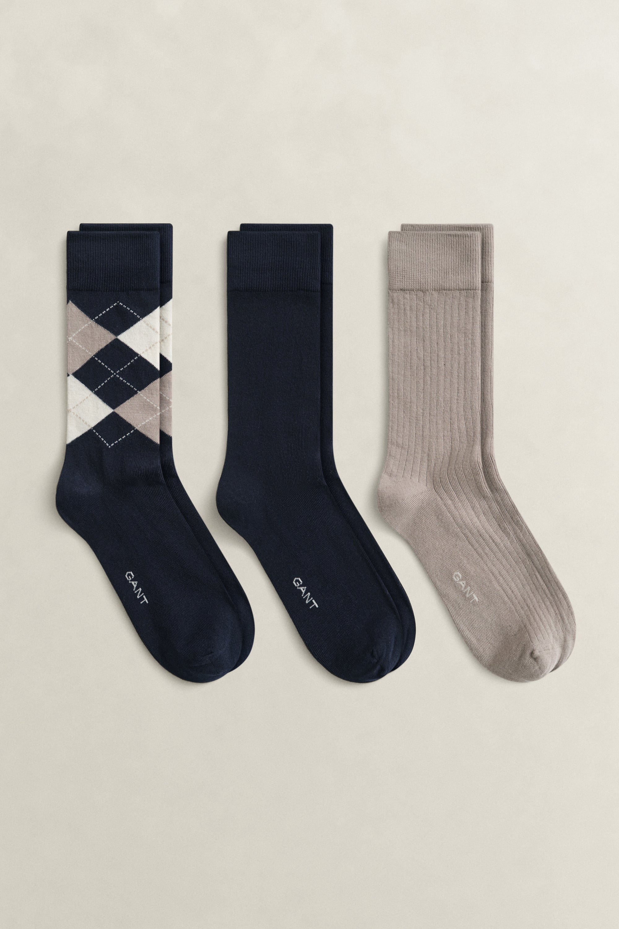 Argyle Socks 3-Pack