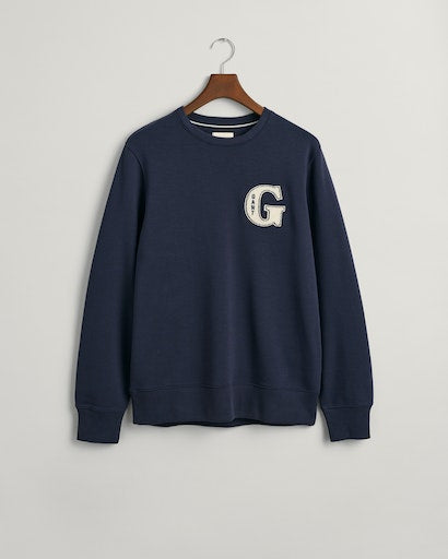 An image of the Gant Graphic Crew Neck Sweat