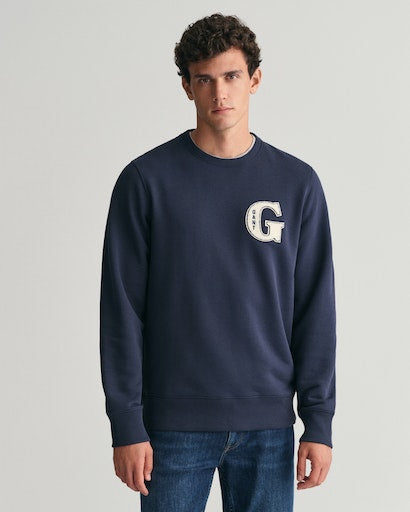 An image of the Gant Graphic Crew Neck Sweat