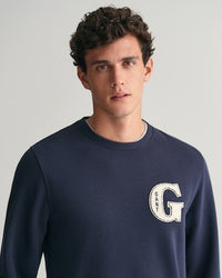 An image of the Gant Graphic Crew Neck Sweat