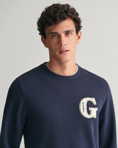 An image of the Gant Graphic Crew Neck Sweat