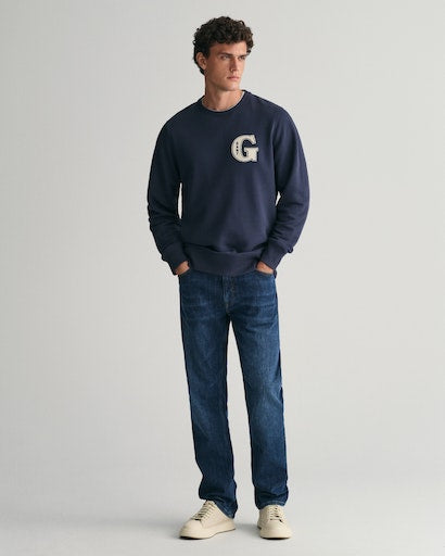 An image of the Gant Graphic Crew Neck Sweat