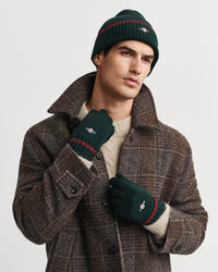 An image of the Gant Essential Beanie And Glove