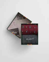 An image of the Gant Paisley Socks 2-Pack Gift Box