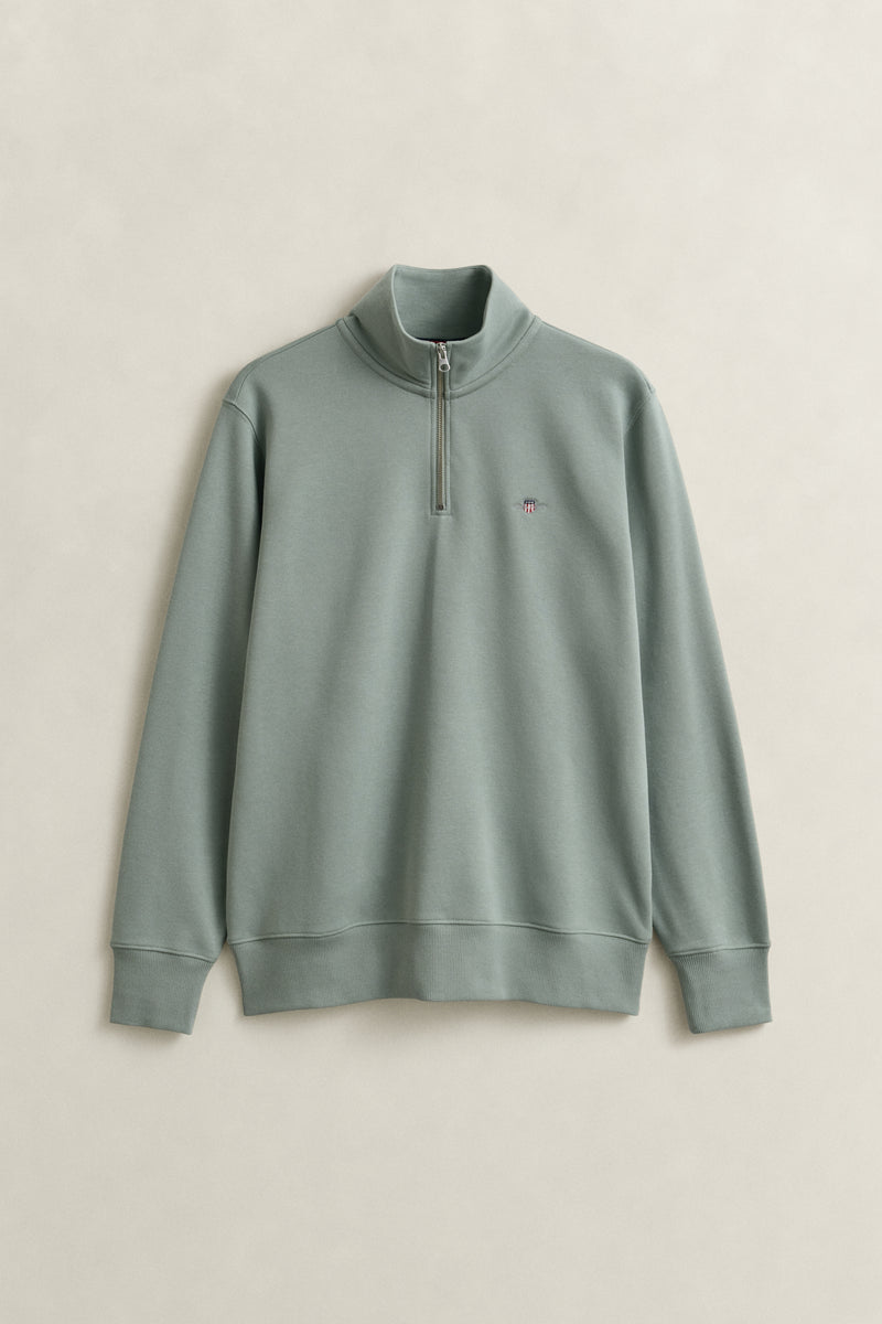 An image of the Gant Shield Half Zip Sweat