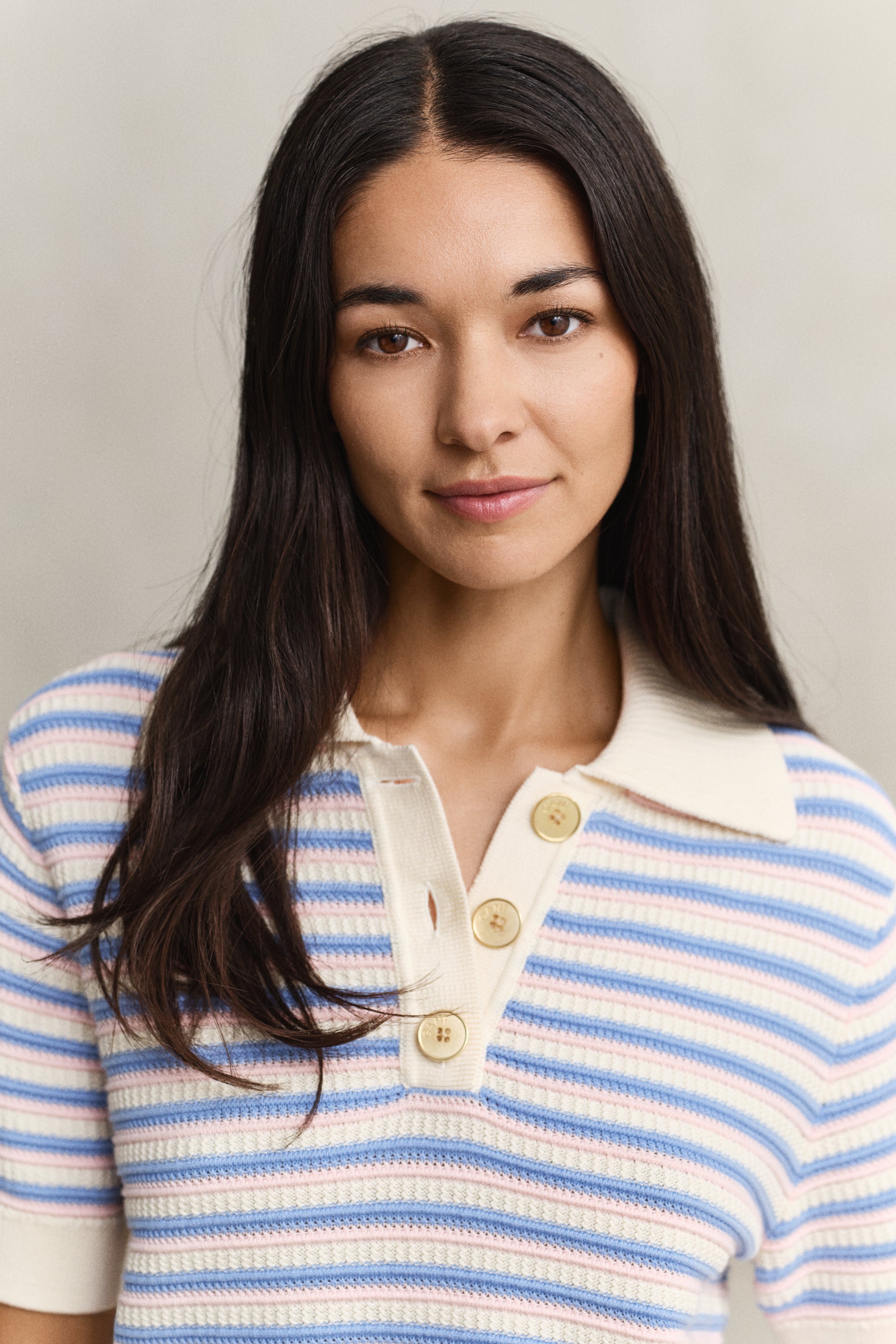 An image of the Gant Textured Multistripe Rugger