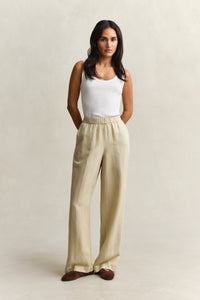 An image of the Gant Linen Blend Pull On Pants