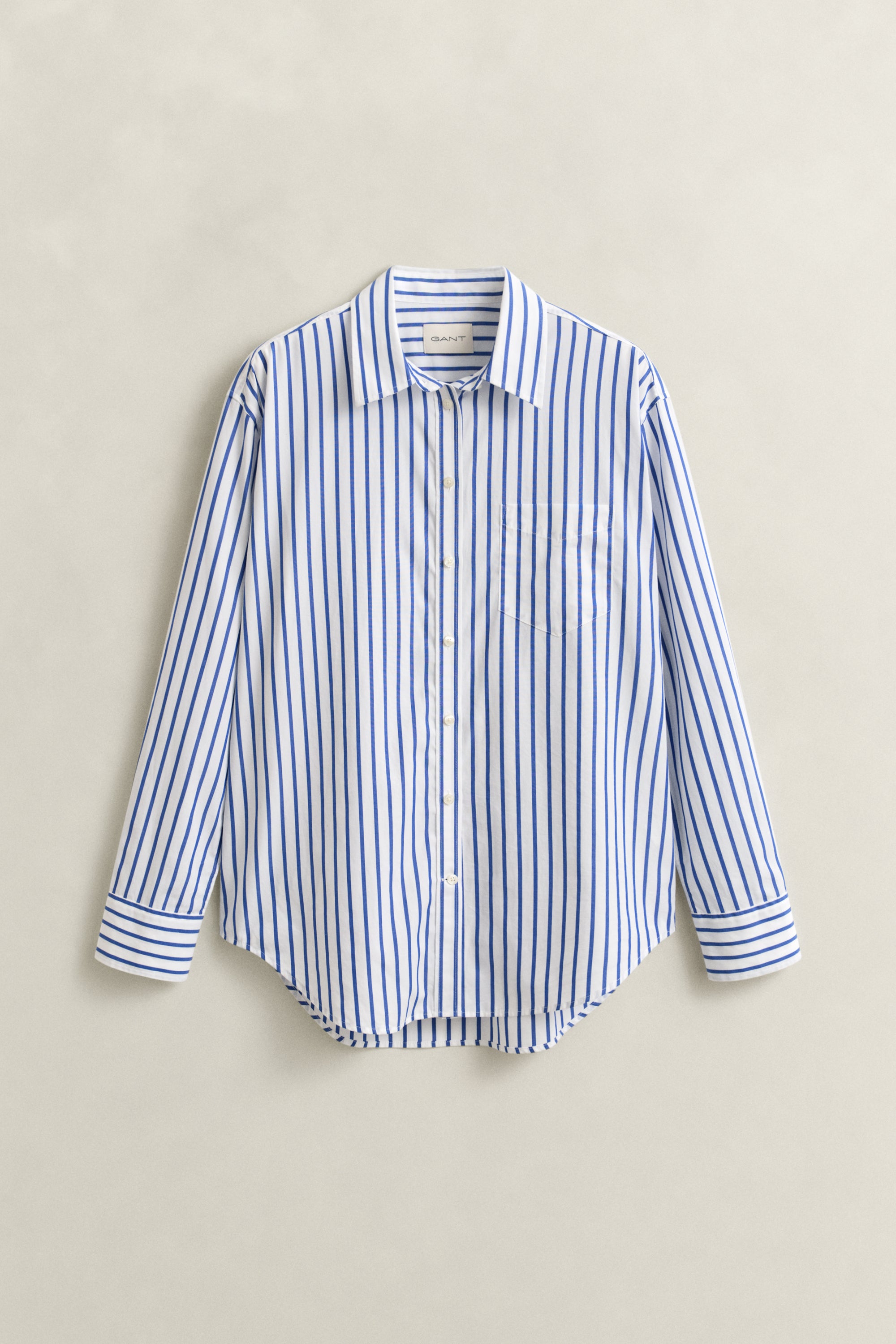 An image of the Gant Classic Poplin Striped Shirt