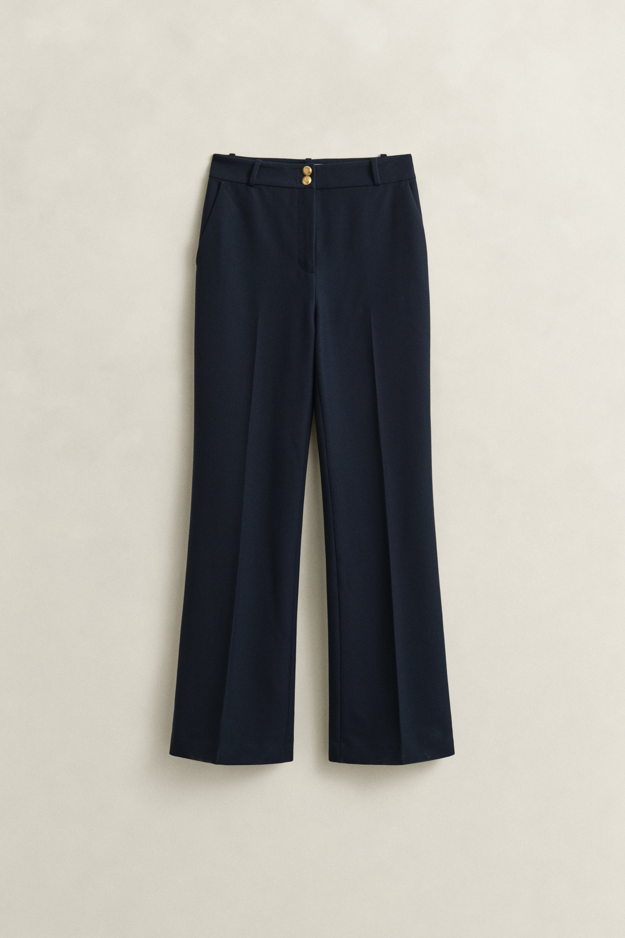 An image of the Gant Slim Flare Nautical Pants