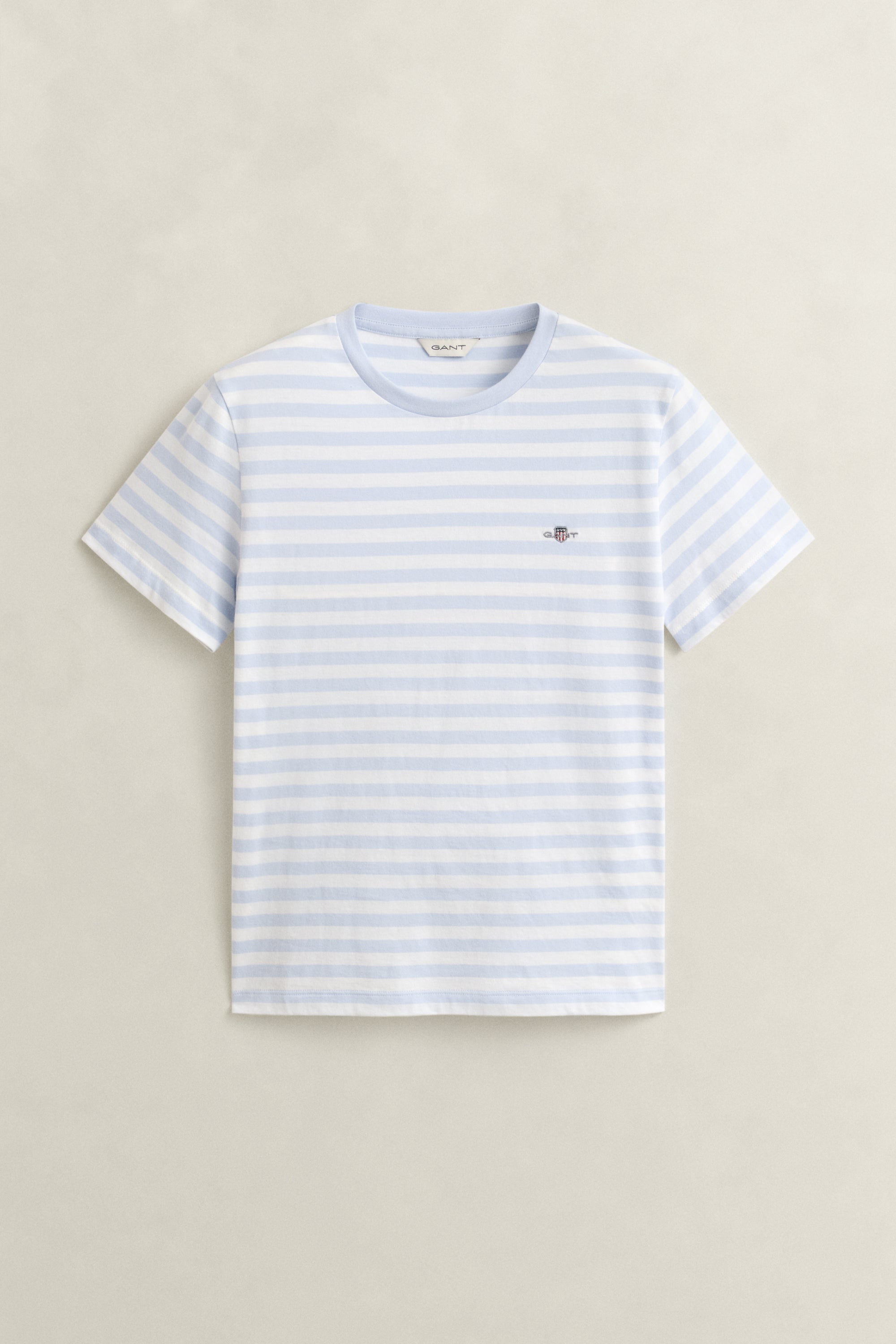 An image of the Gant Striped Shield T-Shirt