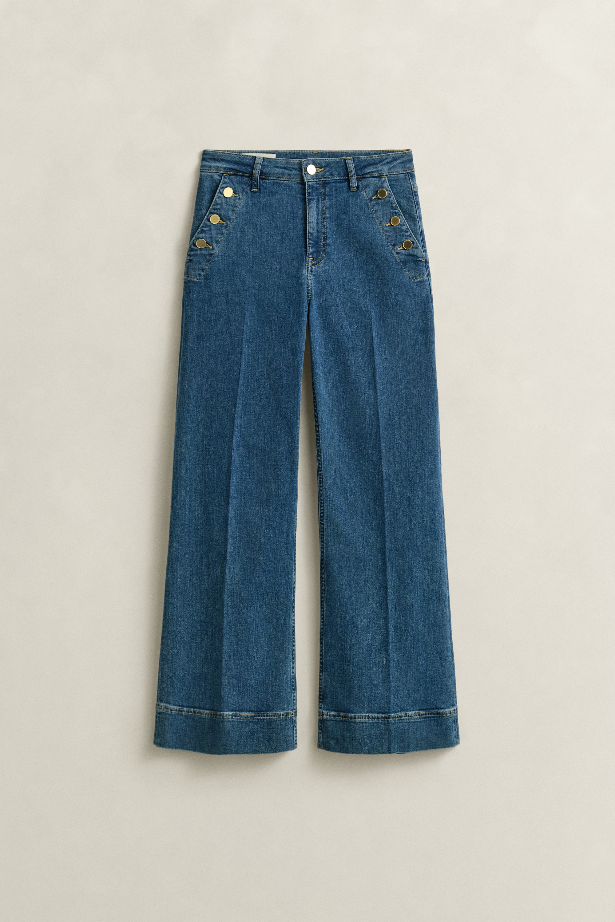 An image of the Gant Flare Nautical Jeans