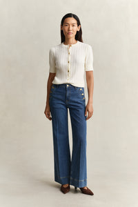 An image of the Gant Flare Nautical Jeans
