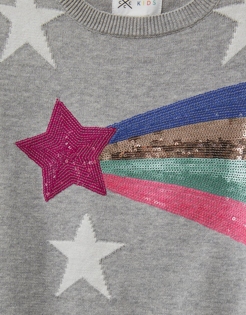 Star Sequin Jumper