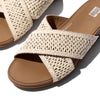 An image of the Fitflop Gracie Woven Cross Slides