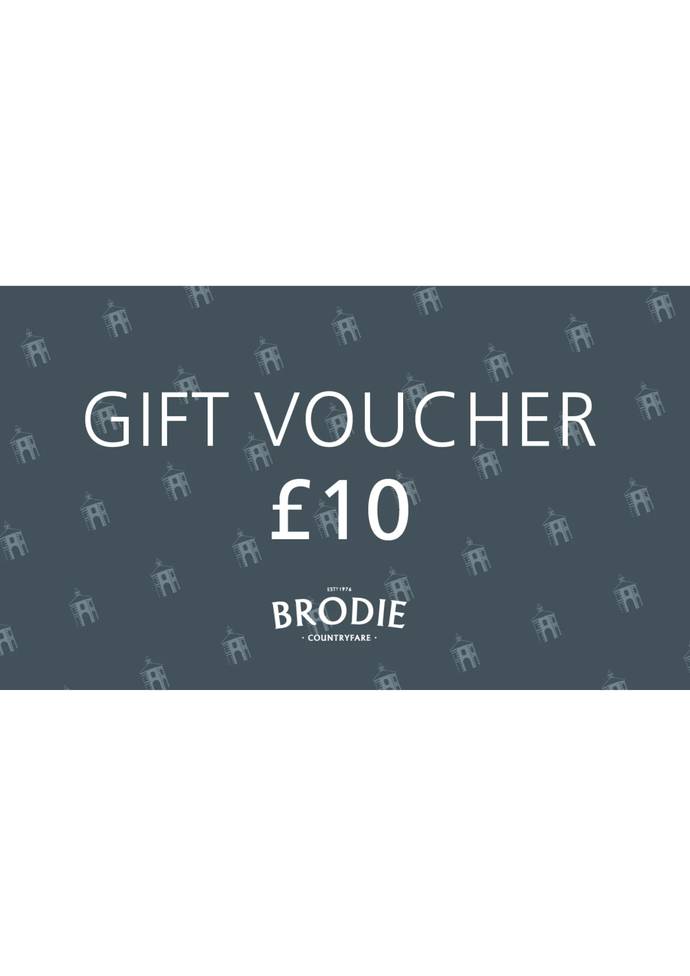 An image of the Brodie Countryfare Gift Voucher £10