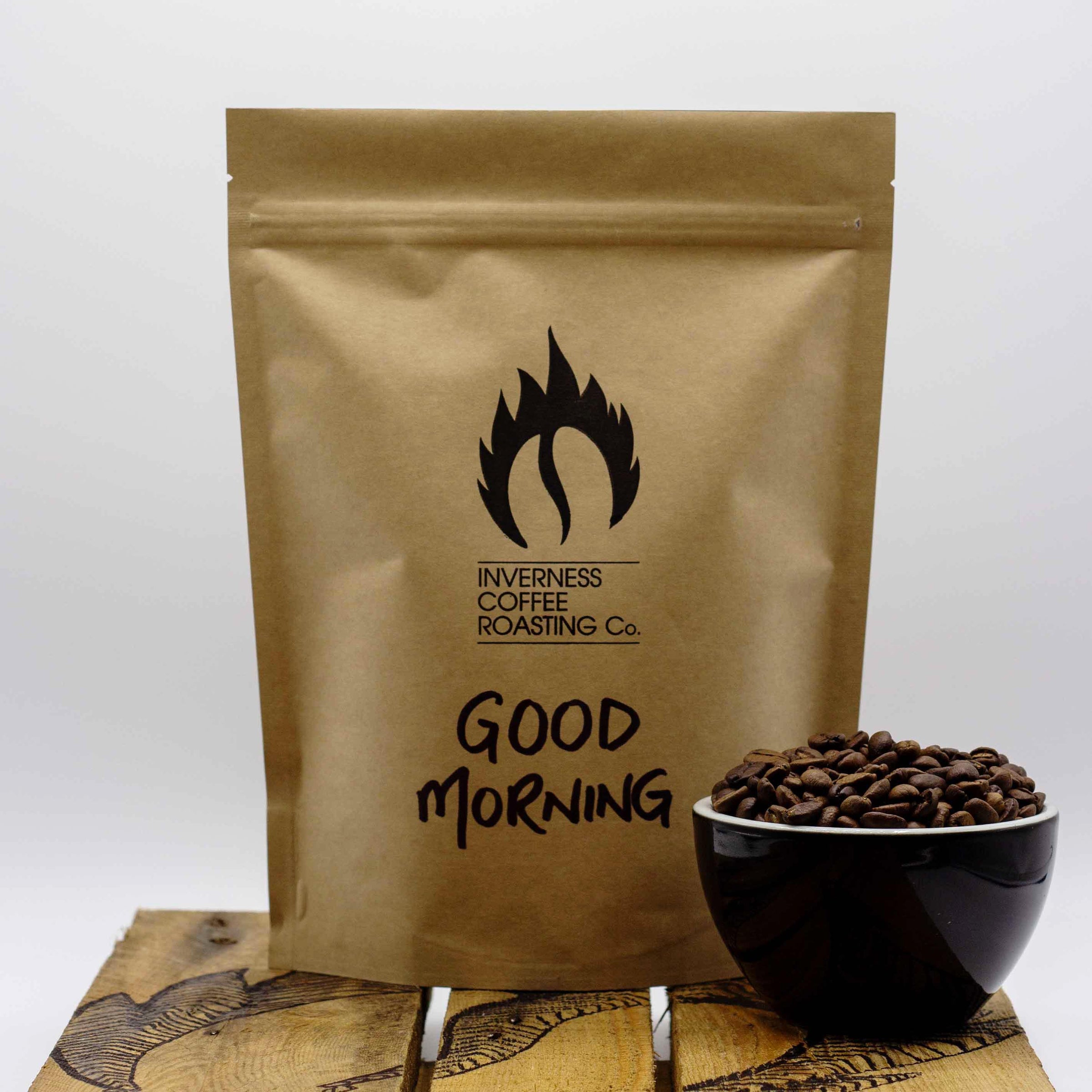 An image of the Inverness Coffee Roasting Inverness Coffee Roasting Good Morning (Medium Roast) Whole Bean