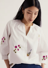 Grace Embroidered Top