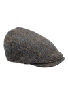 An image of the Heather Accessories Highland Harris Tweed Flat Cap