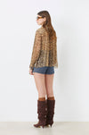 Lux Leopard Print Blouse