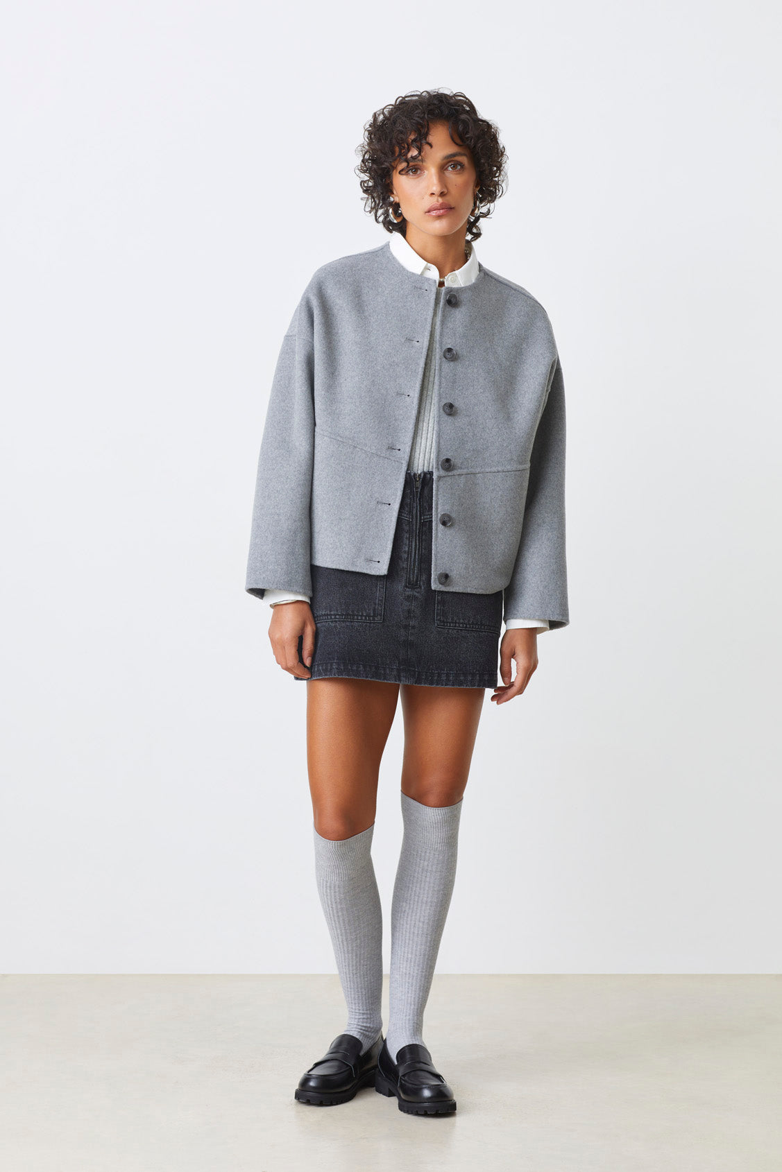 An image of the Suncoo Eddy Oversize Coat