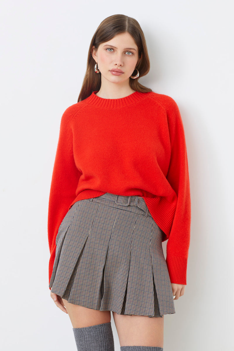 An image of the Suncoo Paulvar Long Sleeve Knitted Sweater