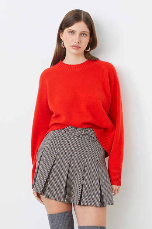 An image of the Suncoo Paulvar Long Sleeve Knitted Sweater