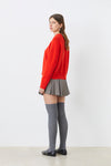 An image of the Suncoo Paulvar Long Sleeve Knitted Sweater