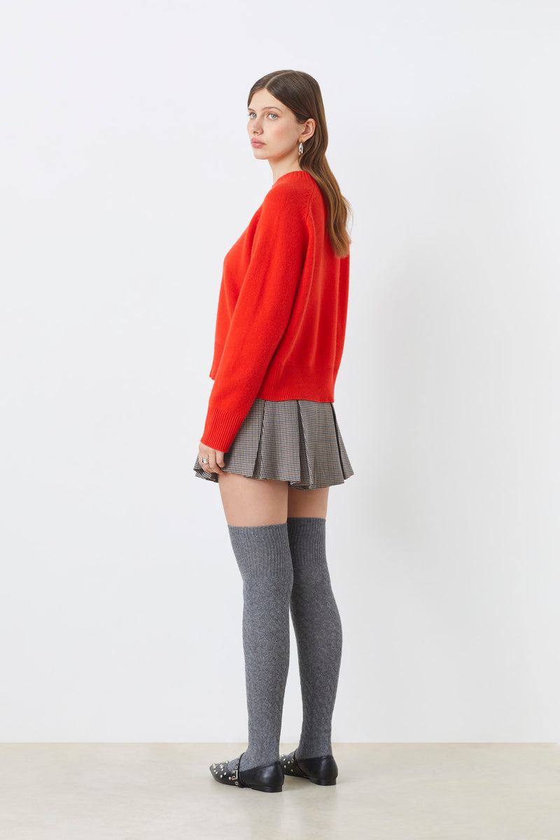An image of the Suncoo Paulvar Long Sleeve Knitted Sweater