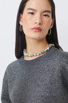 An image of the Suncoo Payeti Long Sleeve Knitted Sweater