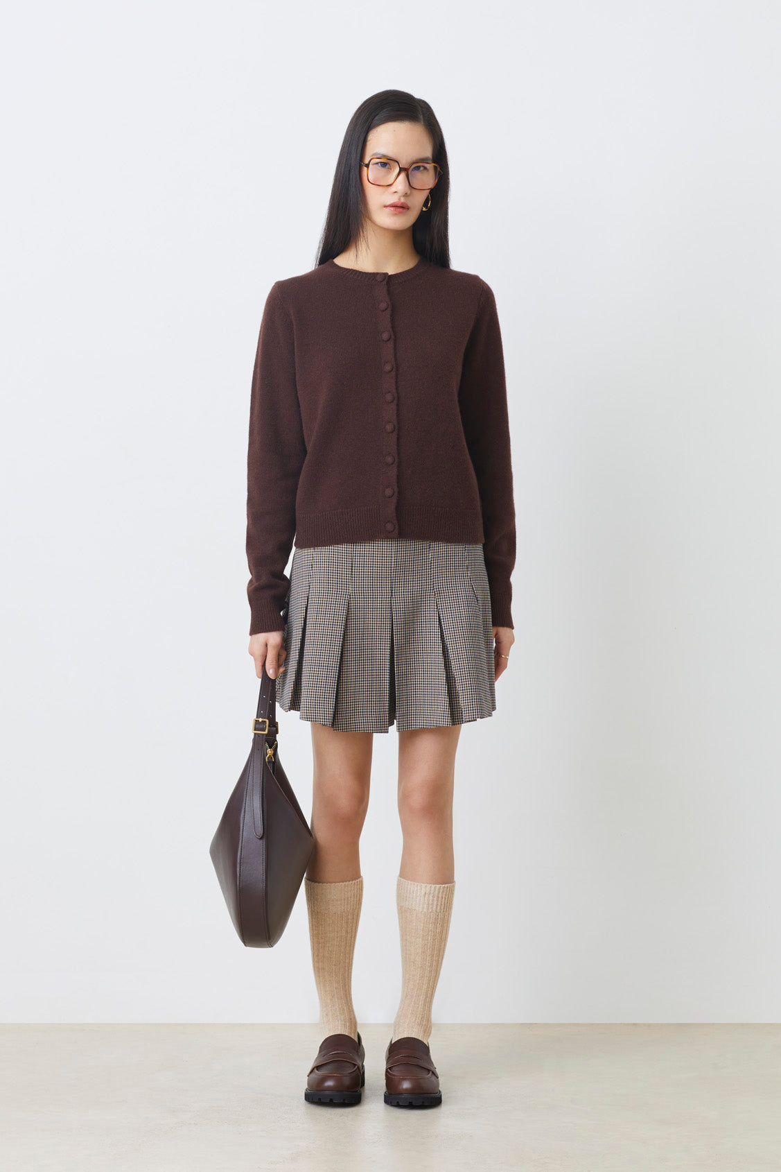 An image of the Suncoo Geski Long Sleeve Knitted Sweater