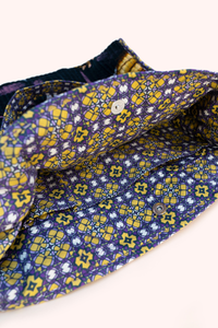 Hellebore Quilted Velvet Tote