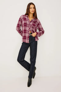 An image of the Rails Hunter Long Sleeve Button Down Top