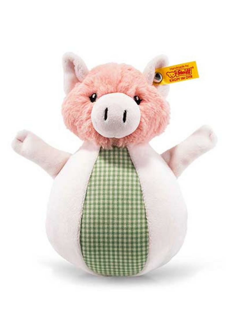 An image of the Steiff Steiff Piggilee Pig Happy Farm Roly-Poly Toy
